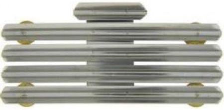 TIGHT RIBBON MOUNT - Holds 13 in "V" HOLDER - 4 ROWS of 3, TOP ROW HOLDS 2.